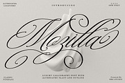 Mozilla Script, a Script Font by Has_rizal (Thumbnail 1 of 16)