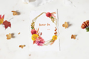 Watercolor Autumn Bouquet, an Illustration by harmonia_green_art (Thumbnail 6 of 12)