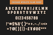 Chicago Athlete a Retro Sporty Font, a Slab Serif Font by Blankids Studio (Thumbnail 11 of 14)