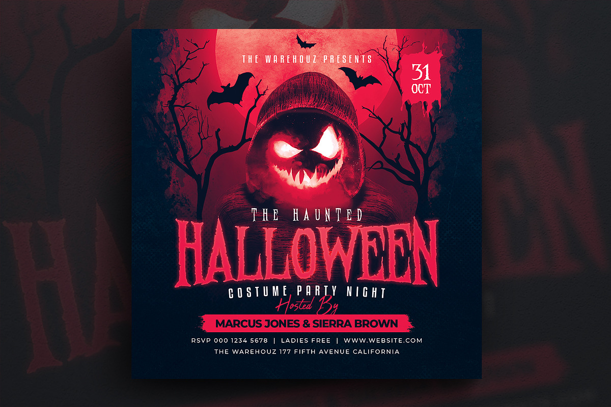 Halloween Party Flyer, a Flyer Template by Verazo (Photo 1 of 2)