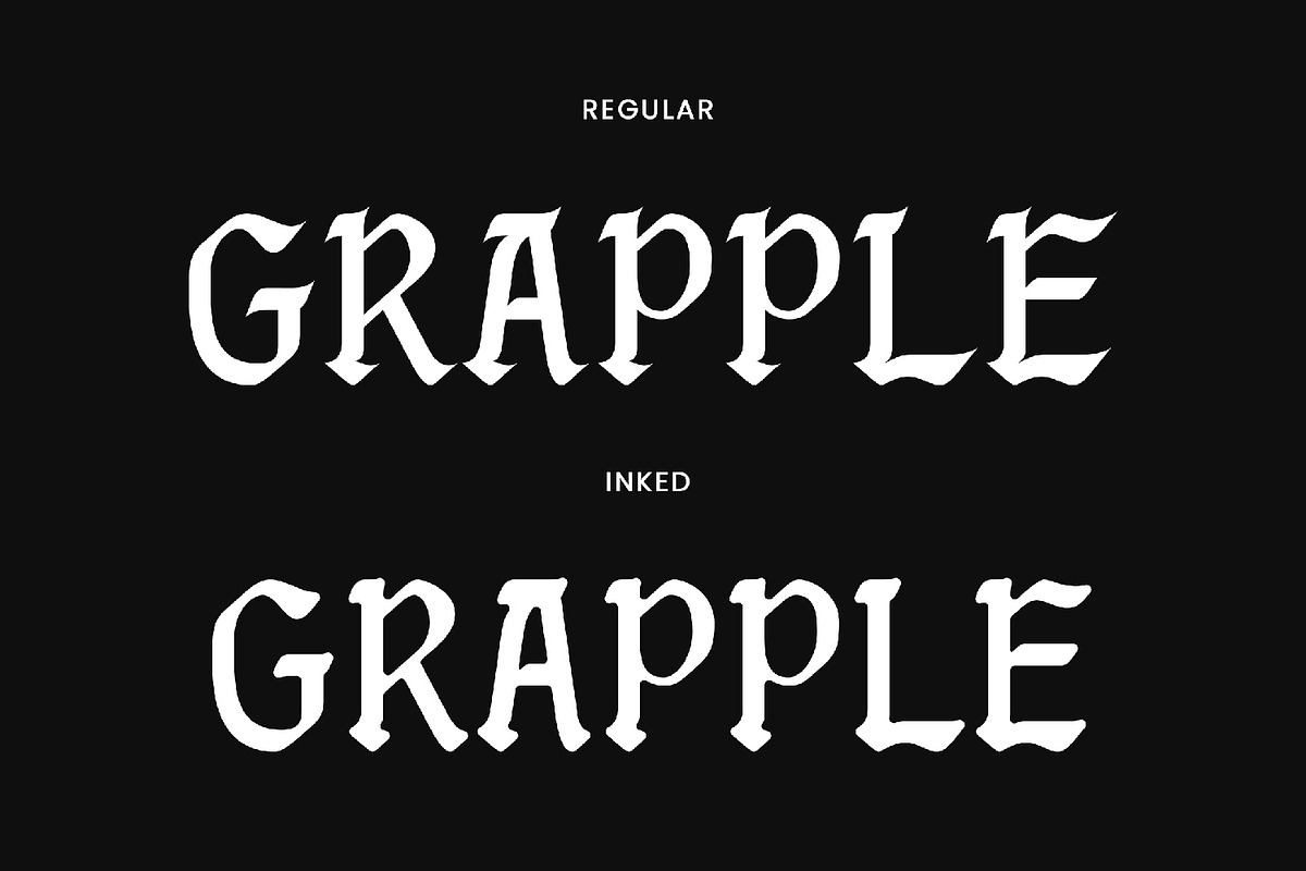 Burnhell - Blackletter Font, a Blackletter Font by AQR Studio (Photo 5 of 8)