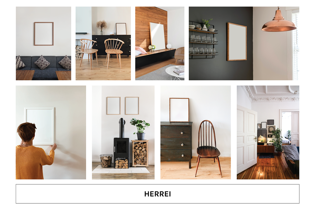 Picture Frame Mockup Mega Bundle 5, a Household Mockup by Saguaro Digital (Photo 7 of 19)