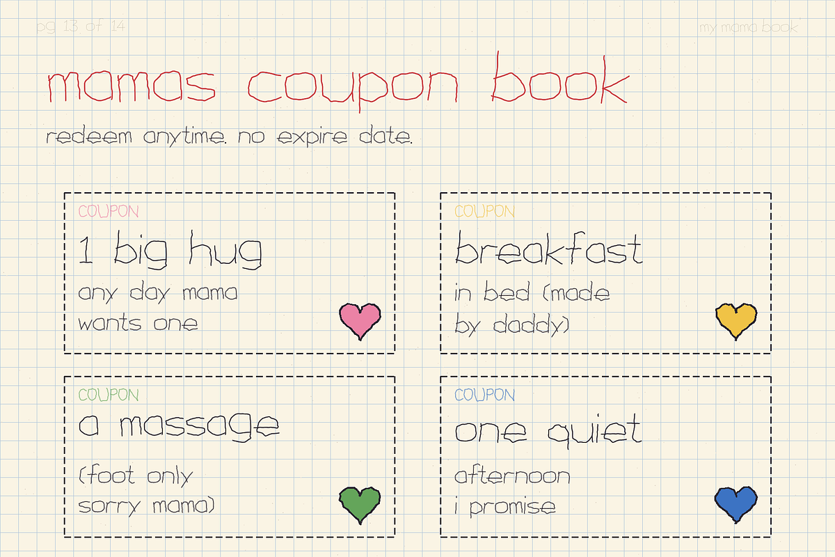 Tryprint — The Font a Kid Made, a Handwritten Font by Lettra Studio (Photo 11 of 12)