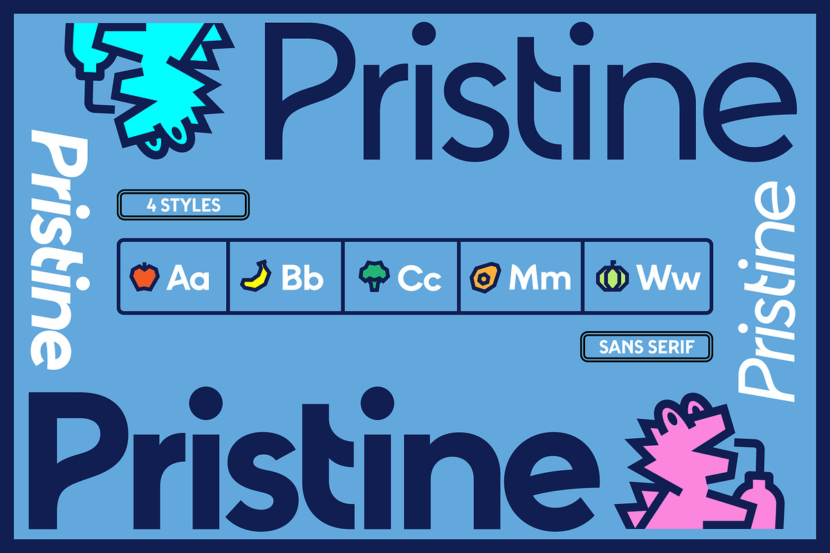 Pristine - Elegant Sans Serif, a Sans Serif Font by Concepta Digital (Photo 2 of 16)