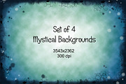Set of 4 Mystical Backgrounds, a Background Graphic by Kseniya-Omega (Thumbnail 1 of 3)
