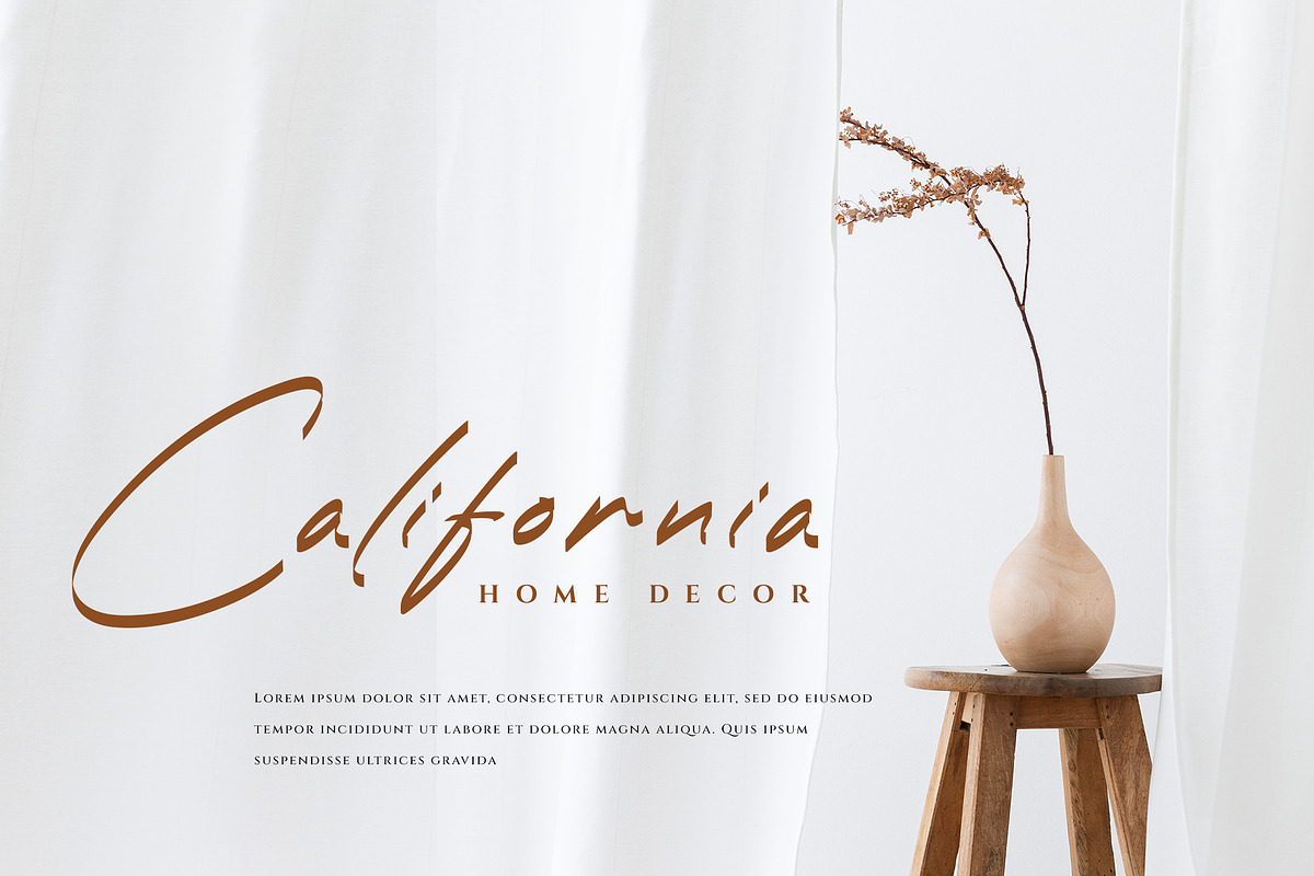 Huntberg Stylish Handdraw Font, a Handwritten Font by RantautypeStudio (Photo 7 of 11)