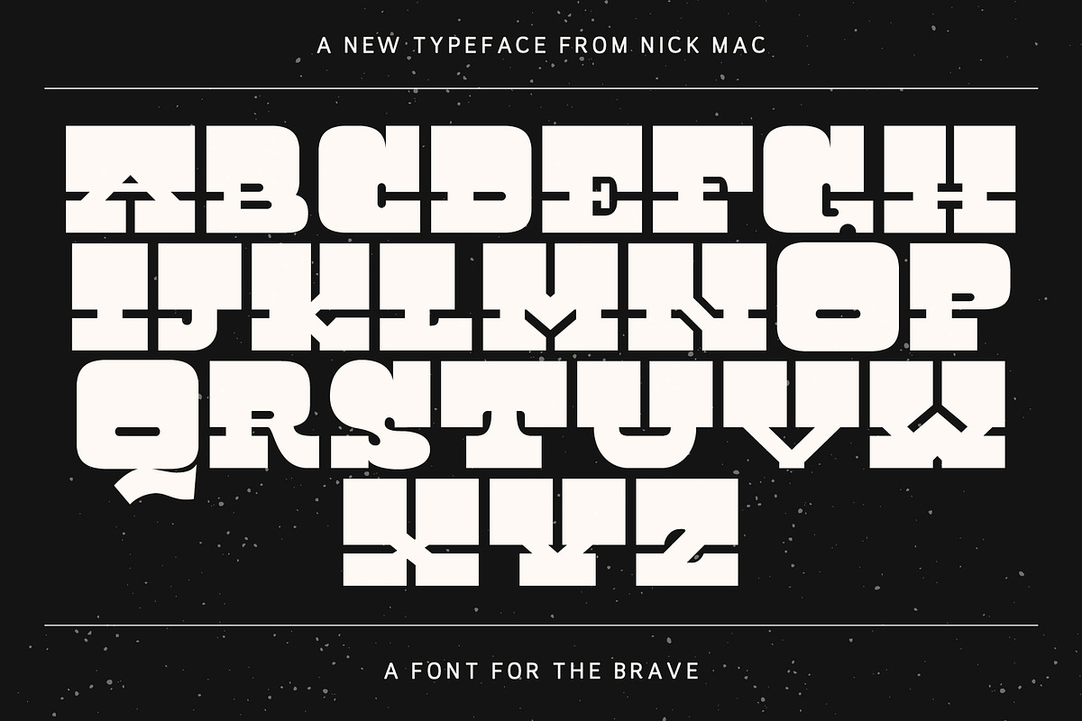 Badmoon Slab - A Space Western font, a Slab Serif Font by Nick Mac (Photo 7 of 8)