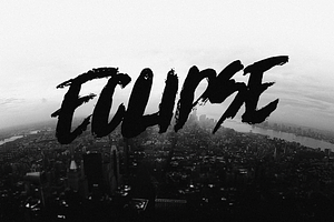 Eclipse Font, a Font by The Branded Quotes