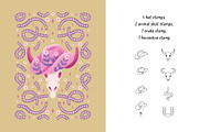 Cowgirl Set: 100 Procreate Brushes, a Brush Add-On by Pencil Twist (Thumbnail 4 of 11)