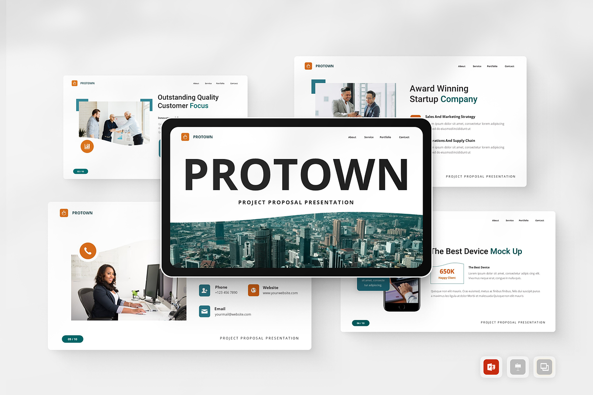 Project Proposal PowerPoint, a Presentation Template by Annora Studio (Photo 1 of 5)