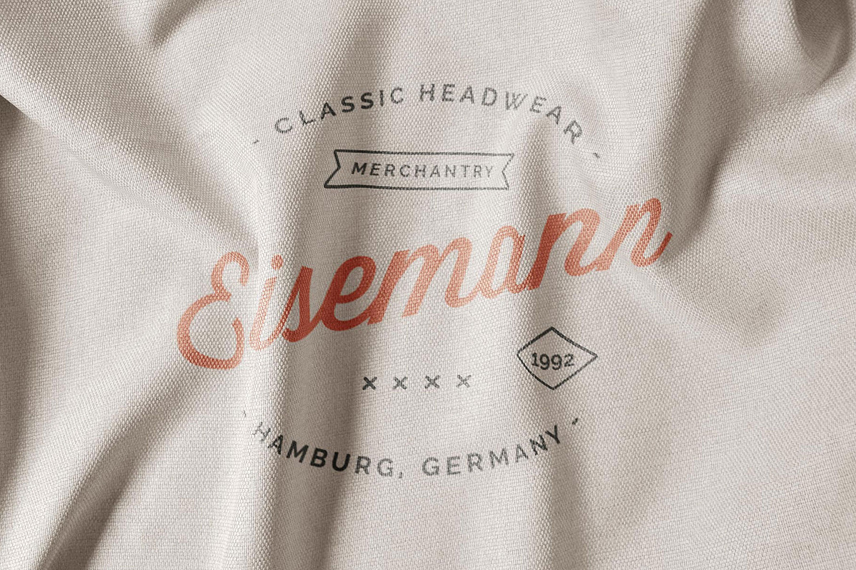 Close-Up Fabric Print Logo Mockup, an Apparel Mockup by veila.me (Photo 2 of 4)