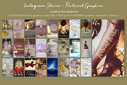HUGE SPARKLY CHRISTMAS MEDIA SET, a Background Graphic by Illumineer Media & Design (Thumbnail 9 of 14)