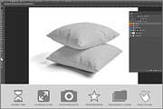 Pillow Perspective View PSD, a Household Mockup by Bruno's Shop (Thumbnail 2 of 3)