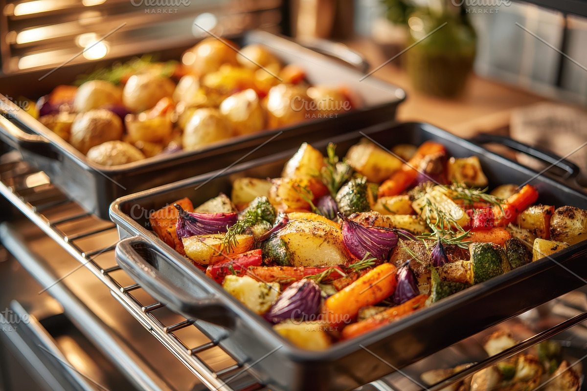 Roasted vegetables in the oven, a Food & Drink Photo by AlyaAnd (Photo 1 of 2)