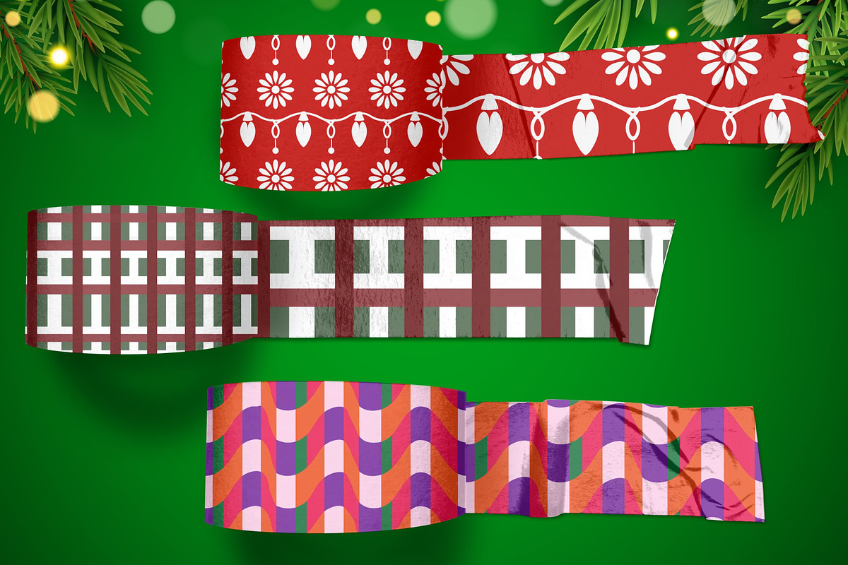200 Christmas Grid Patterns, a Pattern Graphic by Pattern Whimsy (Photo 2 of 10)