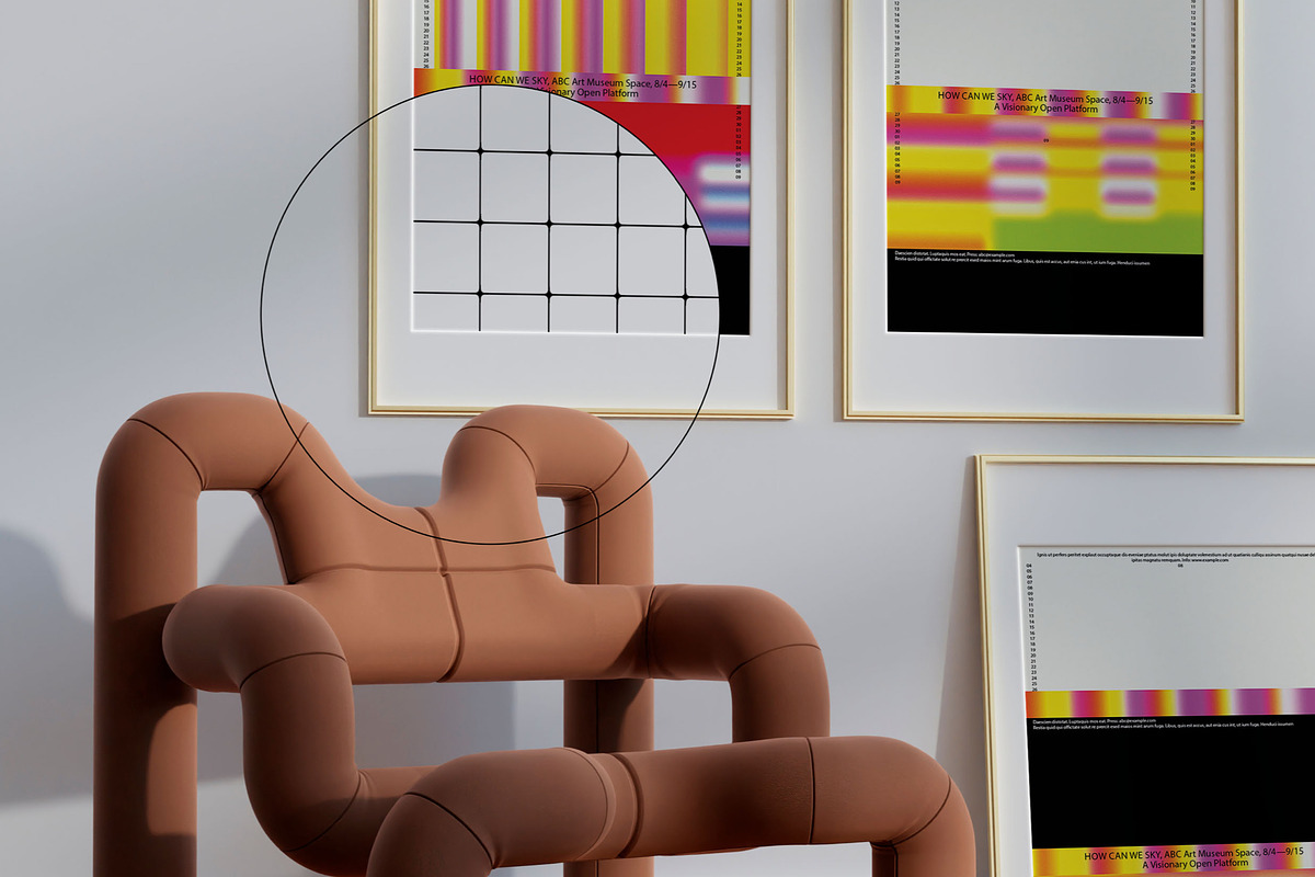 Golden Frame Mockups SIMPLA, a Household Mockup by Bonumo (Photo 6 of 10)