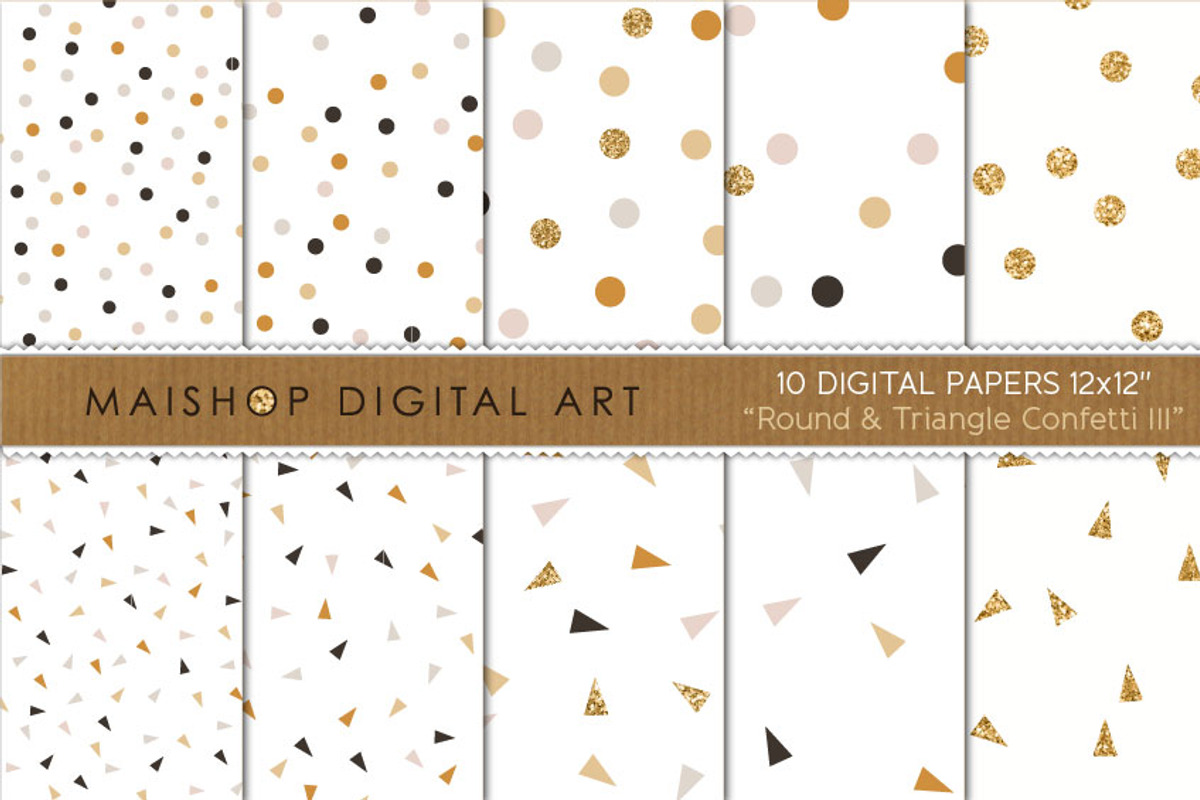 Digital Paper Confetti Set 03