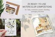 Garden Tools Watercolor Set, an Object Illustration by WatercolorElena (Thumbnail 4 of 11)