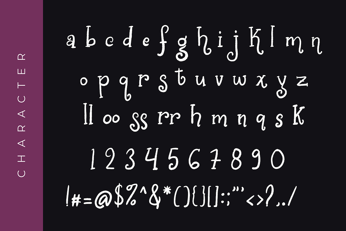 Chalk World Display Font preview 6