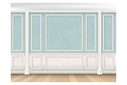 The wall of classic interior. Vector, a Decorative Illustration by belander (Thumbnail 6 of 7)