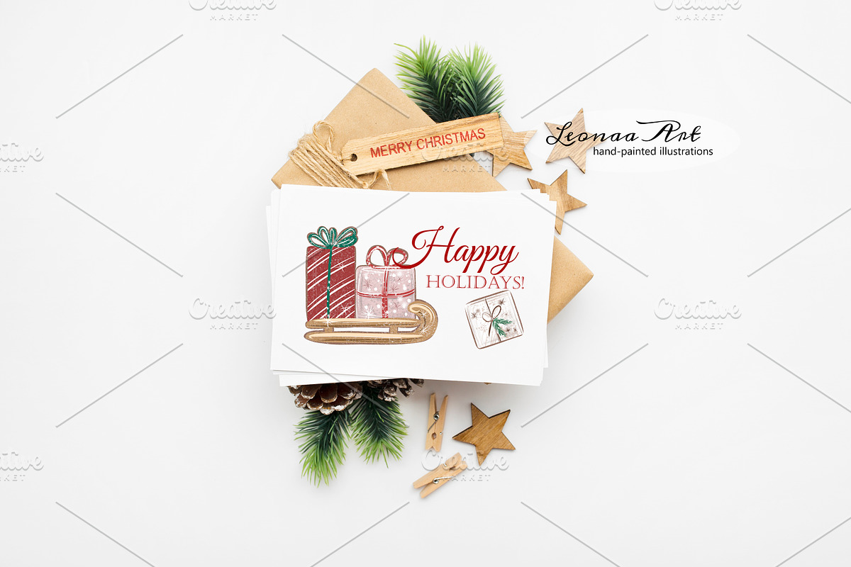 Merry Christmas Clipart Collection