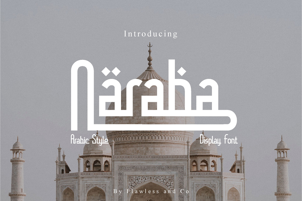 Naraba - Ramadhan Arabic Font,, a Handwritten Font by Flawless And Co (Photo 1 of 10)