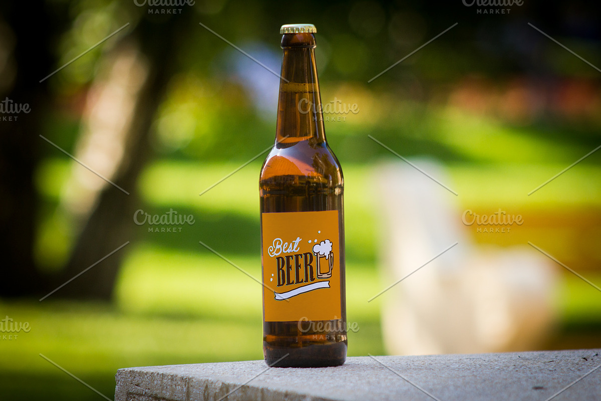 Beer Mockup #10, a Product Mockup by Catflap