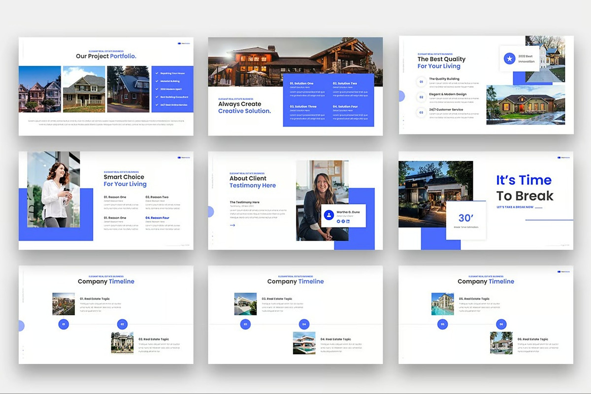 Real Estate Powerpoint Templates, a Presentation Template by Fit-tee (Photo 6 of 6)