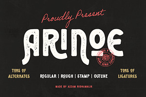 Arinoe - Vintage Font