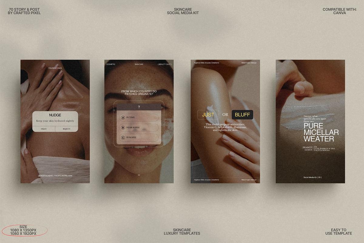 Aesthetic Skincare Canva Bundle preview 5