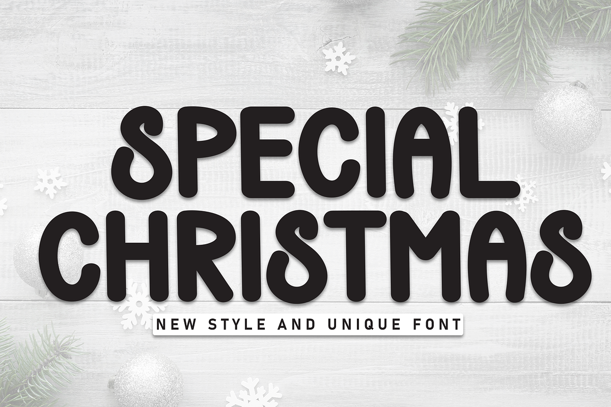 Special Christmas | Script Font, a Script Font by Scratchones (Photo 1 of 8)