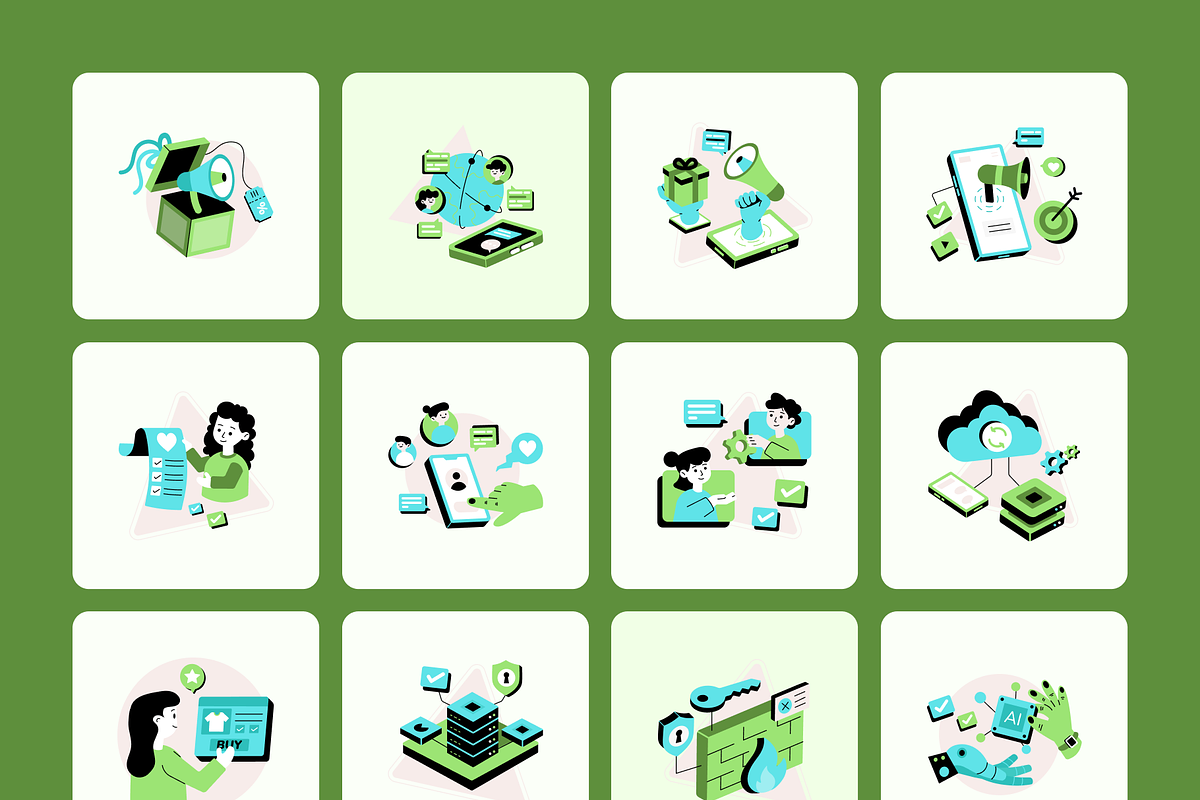 Business Ecosystem Illustrations, a Duotone Icon by Vectors Market (Photo 7 of 10)