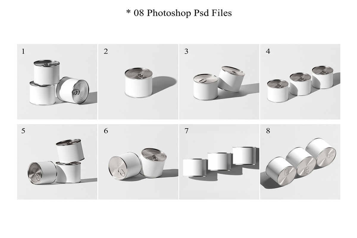 Aluminum Tin Can Mockups, a Product Mockup by Sweetdady (Photo 16 of 16)