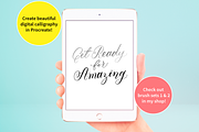 Procreate Lettering Brushes Set #3, a Brush Add-On by Ray of Light Design (Thumbnail 3 of 3)