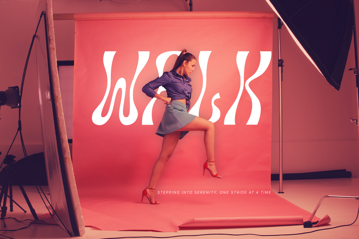 Lamiran - Distorted Wavy Font, a Sans Serif Font by RagamKata (Photo 2 of 12)