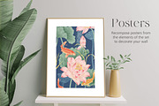lOTUSES AND CARP, a Pattern Graphic by Kate Demyanovska (Thumbnail 7 of 8)