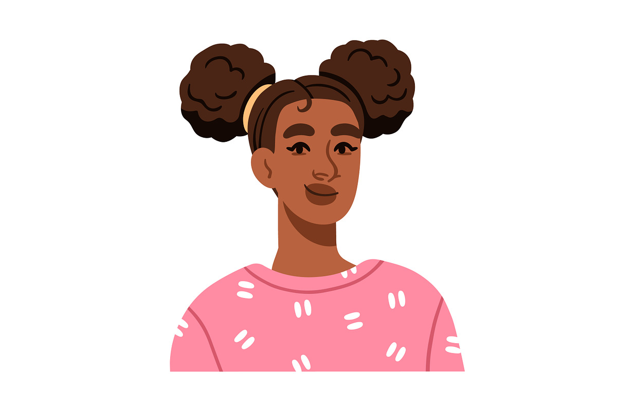 African-American women portraits set, a Person Illustration by Good Studio (Photo 5 of 16)