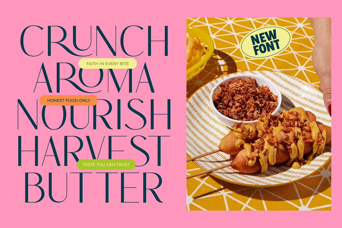Bromlis Elegant Display Sans Serif, a Sans Serif Font by AmorfaType (Photo 9 of 11)