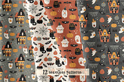 Hey BOO! Cute ghost clipart, a Seasonal Illustration by EltaMaxArt (Thumbnail 10 of 14)