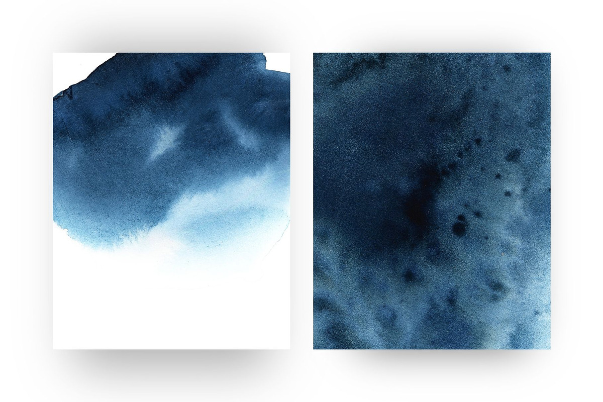 Indigo Blue abstract backgrounds, a Texture Graphic by Kolorata Art (Photo 4 of 5)