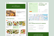 Healthy Food Catering Website UI, an UI Kit Template by peterdraw (Thumbnail 4 of 6)