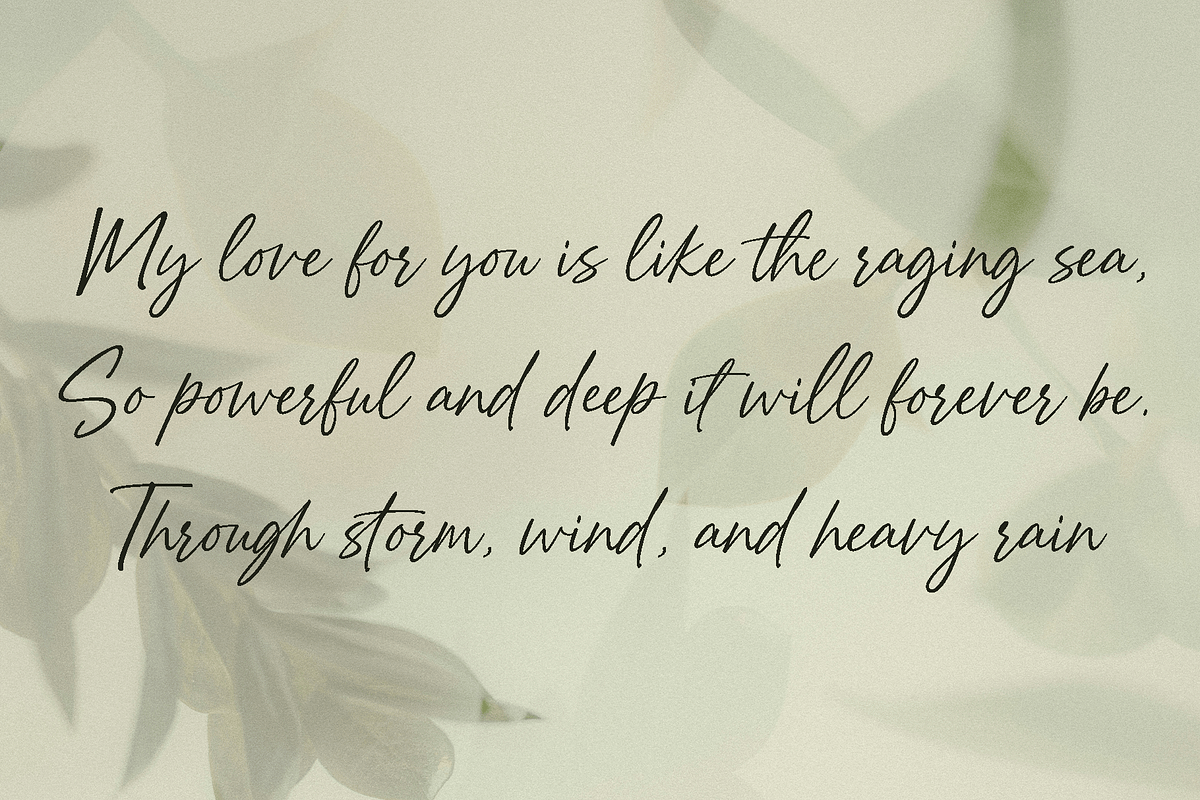 Addam Signature, a Script Font by Meutuwah (Photo 13 of 13)