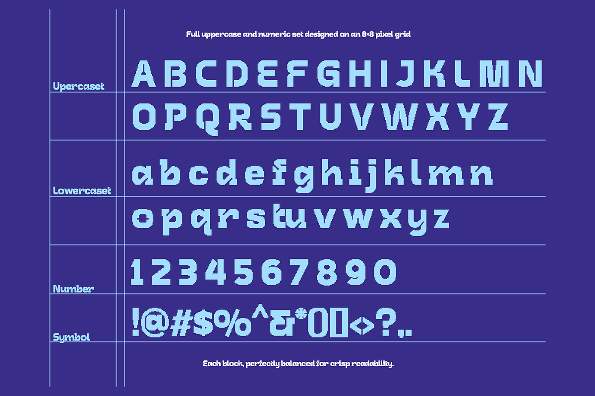 Rasteron - Arcade Pixel Display, a Slab Serif Font by Inviline.co (Photo 3 of 10)