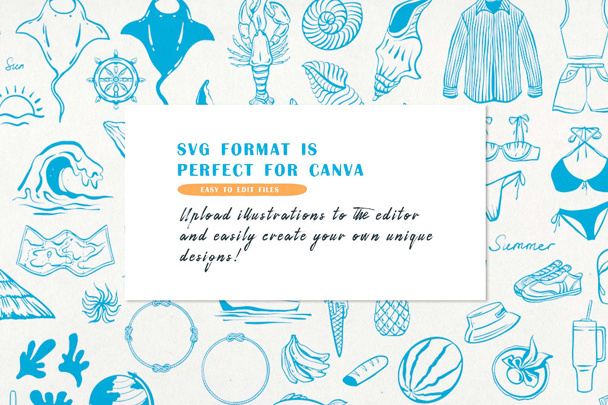 Summer aesthetics. Vector Clipart, an Object Graphic by VerAna (Photo 4 of 11)