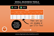 Etsy Fees and Profit Calculator, a Templates & Theme by Jennifer Magri Templates (Thumbnail 3 of 7)