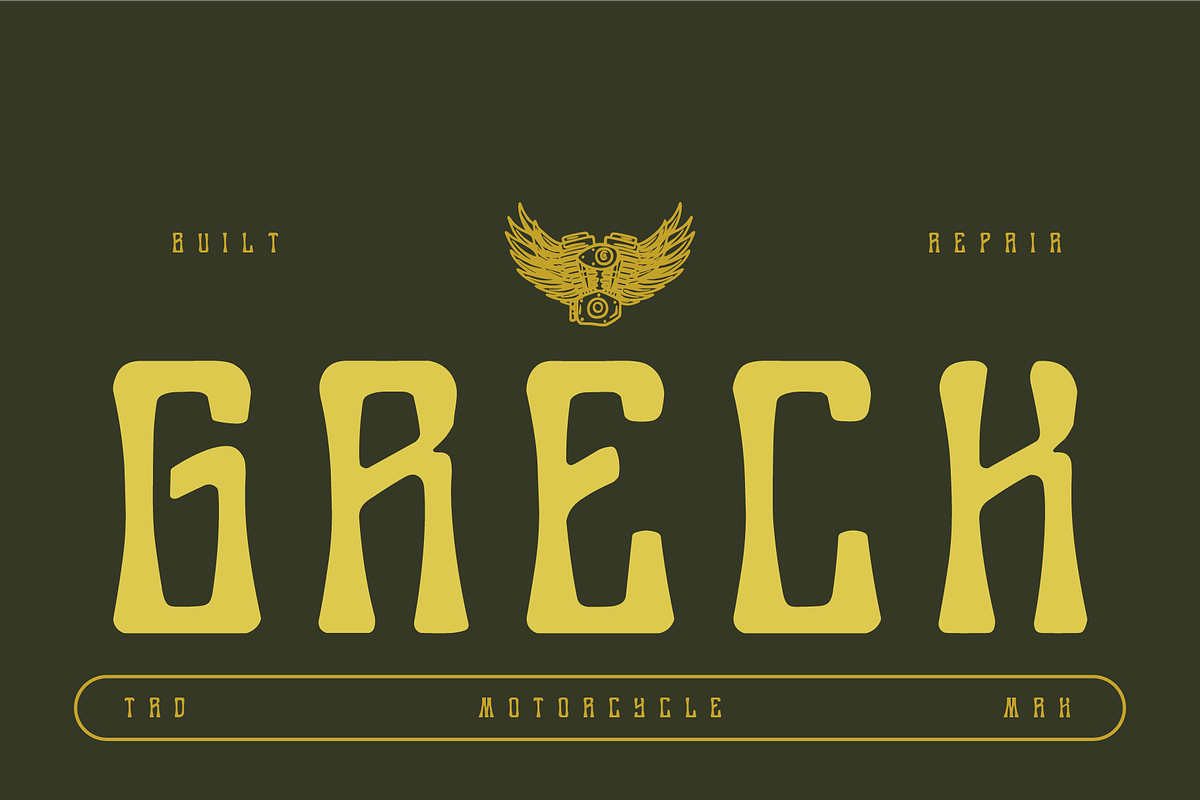 LITHOGRA - Retro Typeface, a Font by Rightwheels (Photo 8 of 11)