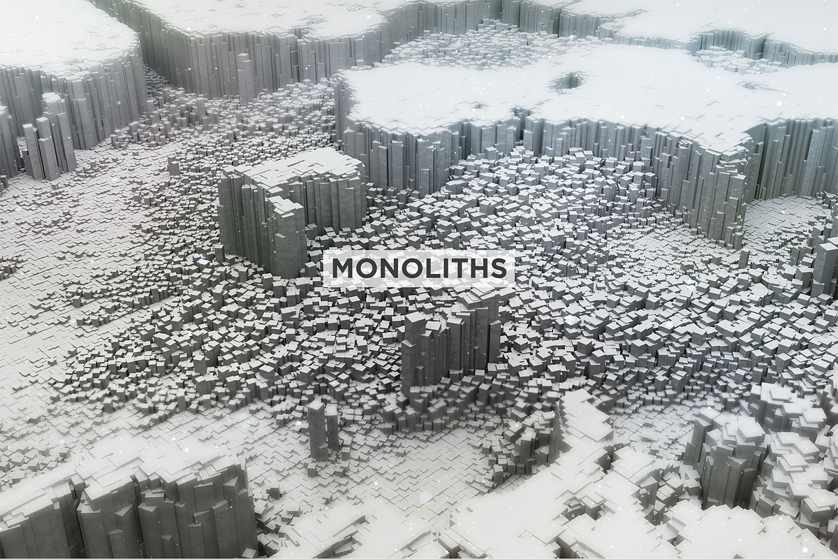 [New] Monoliths Landscapes, a Background Graphic by DesignSomething