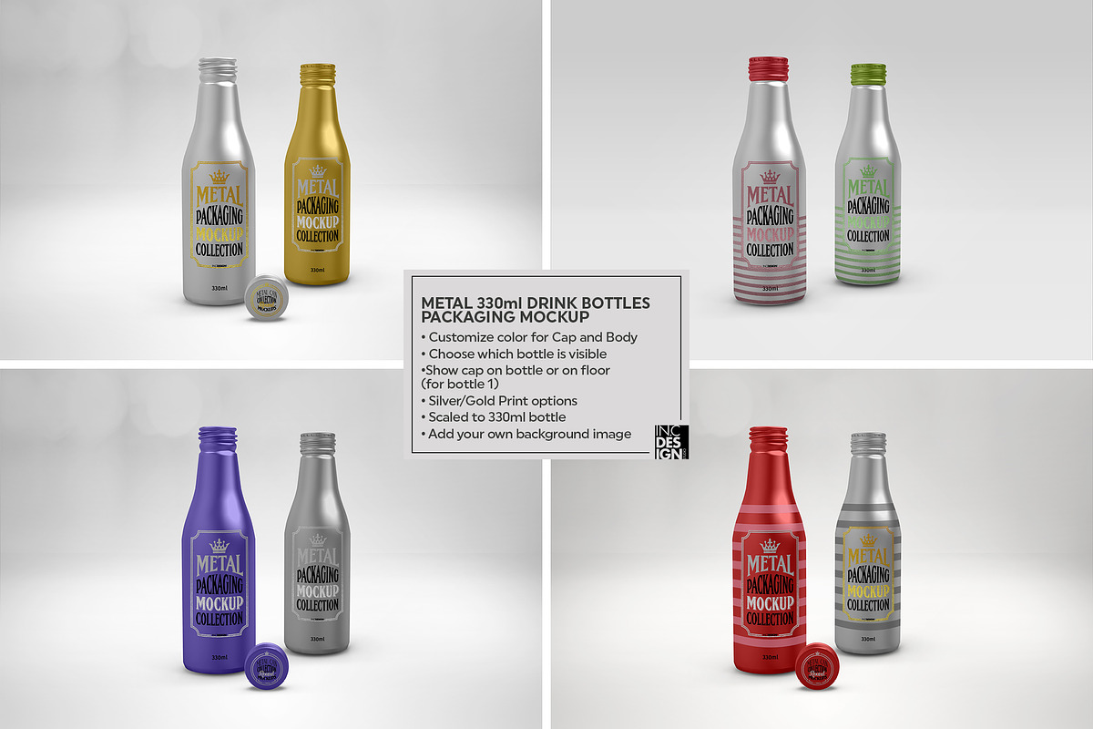 Vol4. Metal Can Mockup Collection, a Packaging Mockup by INCDesign (Photo 10 of 21)