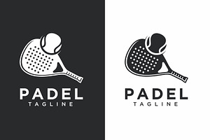 Padel Logo Design Template