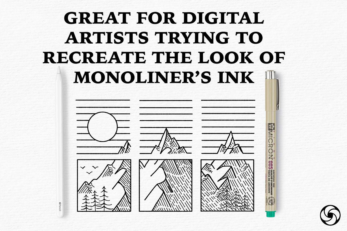 Amazing Fine Line Brushes Procreate, a Brush Add-On by Easy Procreate (Photo 4 of 10)